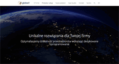 Desktop Screenshot of globeit.pl