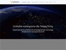 Tablet Screenshot of globeit.pl